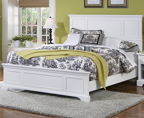 Naples White Queen Bed by Home Styles
