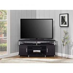 Ameriwood Home Carson Corner TV Stand for TVs up to 50", Black