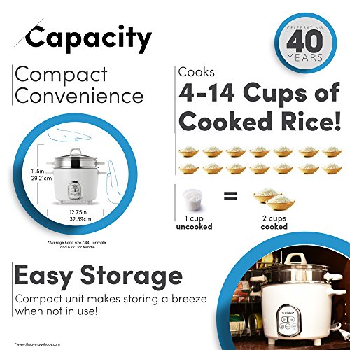 Aroma Housewares NutriWare 14-Cup (Cooked) Digital Rice Cooker Guarantee: 1 Yr restricted guarantee on components and labor