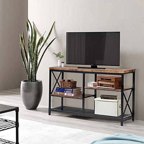 NSdirect Console Sofa Table,51" Rustic Console Table and TV Stand Guarantee: We provide a 30-day free return and 12-month guarantee!
