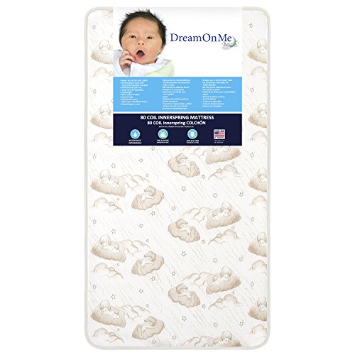 Dream On Me, Twilight 5” 80 Coil Inner Spring Crib And Toddler Mattress Dream On Me, Twilight 5” 80 Coil Internal Spring Crib And Toddler Mattress I Waterproof I Inexperienced Guard Gold Licensed I 10 Years Manufacture Guarantee I Vinyl Cowl I Made In The usA.