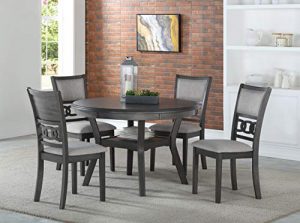 New Classic Furniture Gia Round Dining Set, Gray