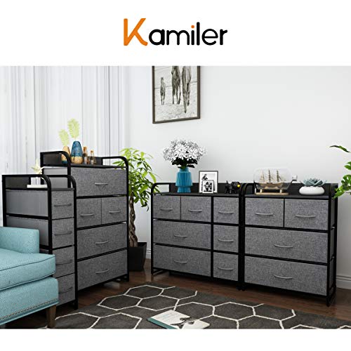 Kamiler 7-Drawer Dresser, 3-Tier Storage Organizer, Tower Unit Package deal Dimensions: 31.5 x 11.Four x 30.9 inches