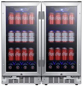 EdgeStar 60 Can Side by Side Beverage Cooler Duo