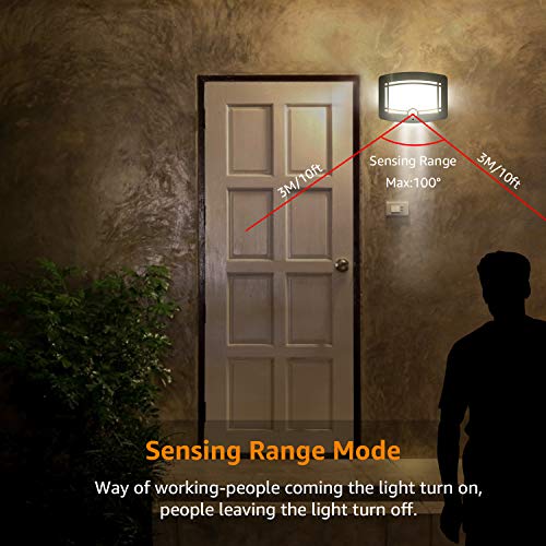 Fding LED Wall Light Light-Operated Motion Sensor Fding LED Wall Gentle Gentle-Operated Movement Sensor Nightlight Activated Battery Operated Wall Sconce.
