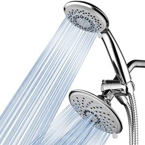 Hotel Spa 1831 30-Setting Ultra-Luxury 3 way Rainfall Shower-Head/Handheld Shower Combo by Top Brand Manufacturer. Choose from 30 full and combined water flow patterns! , 6 Inch , Chrome