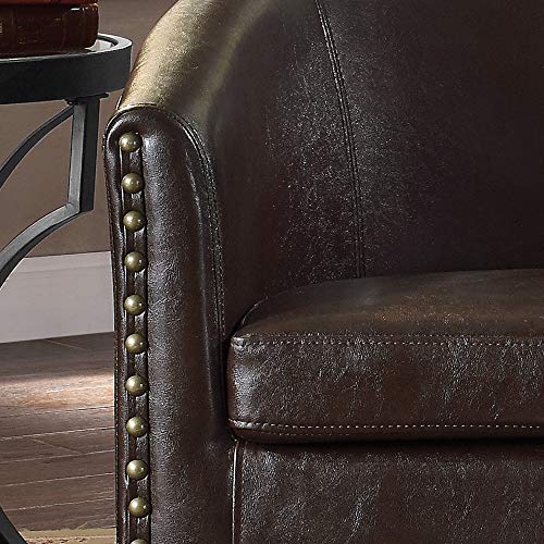 Rosevera Club Chair, Dark Brown Model: Rosevera