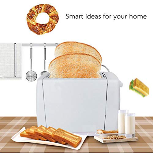 Toaster Household 2 Slice, Retro Small Toaster with Bagel, Cancel, Defrost Function Toaster Household 2 Slice, Retro Small Toaster with Bagel, Cancel, Defrost Function, Extra Wide Slot Compact Stainless Steel Toasters for Bread Waffles, Cream (white).