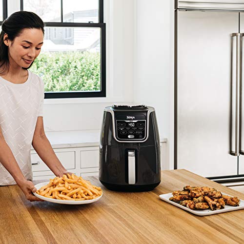 Ninja Max XL Air Fryer that Cooks, Crisps, Roasts, Broils Ninja Max XL Air Fryer that Cooks, Crisps, Roasts, Broils, Bakes, Reheats and Dehydrates, with 5.5 Quart Capability, and a Excessive Gloss End.