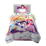 Franco Kids Bedding Super Soft Comforter and Sheet Set, 4 Piece Twin Size, My Little Pony