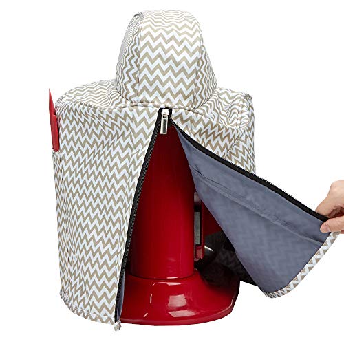 HOMEST Stand Mixer Dust Cover with Pockets Compatible with KitchenAid Bowl HOMEST Stand Mixer Dust Cover with Pockets Compatible with KitchenAid Bowl Lift 5-8 Quart, Ripple (Patent Pending).