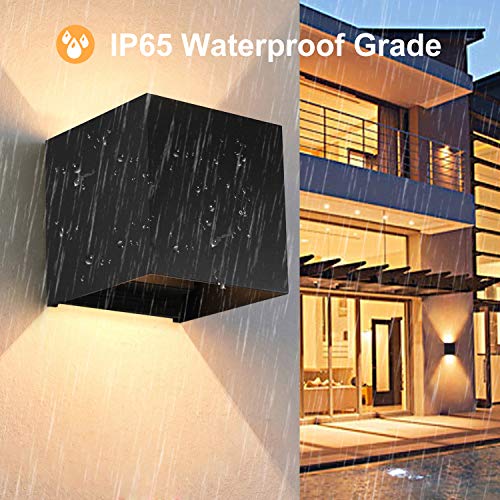 OOWOLF LED Outdoor Wall Lamp Indoor, Waterproof OOWOLF LED Out of doors Wall Lamp Indoor, Waterproof IP65 Aluminum LED Wall Lighting Replaceable G9 LED Bulb for Residing Room, Toilet, Hallway, Balcony, Stairs, Path, Patio 3000Okay Heat White.