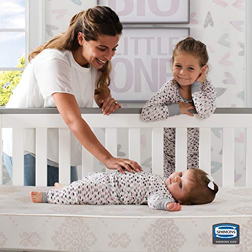 Beautyrest Platinum Cool Dawns Innerspring/Memory Foam Crib Beautyrest Platinum Cool Dawns Innerspring/Reminiscence Foam Crib and Toddler Mattress | Waterproof | GREENGUARD Gold Licensed (Pure/Non-Poisonous).