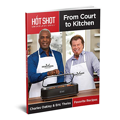 Charles Oakley Hot Shot Smokeless Grill Indoor Use Electric Charles Oakley Scorching Shot Smokeless Grill Indoor Use Electrical, Compact and Transportable Grilling Grill Grate and Griddle Plate Detachable Kitchen Tabletop, Yard NonStick Cooking Surfaces.