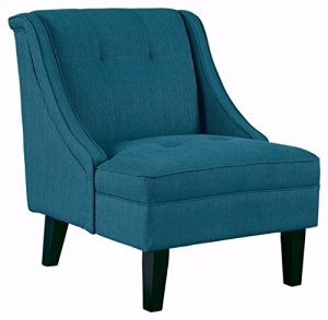 Signature Design by Ashley - Clarinda Accent Chair - Wingback - Modern - Blue