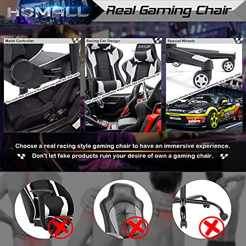Homall Gaming Chair Office Chair High Back Computer Chair PU Leather Package deal Dimensions: 19.Eight x 20.5 x 47.Eight inches