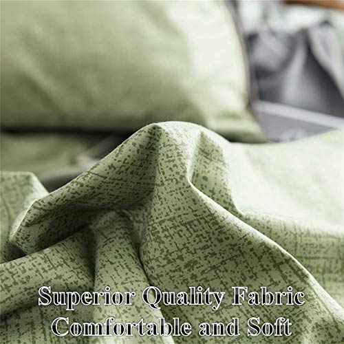 Argstar 3 Pcs Green Duvet Cover Queen Size Argstar three Pcs Inexperienced Cover Cowl Queen Measurement, Reversible Texture Sample Bedding Set with Zipper, Light-weight Microfiber Comforter Cowl, 1 Cover Cowl and a couple of Pillowcovers.