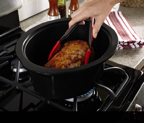 Countdown Programmable Oval Sluggish Cooker Crock-Pot SCCPVI600-S 6-Quart Countdown Programmable Oval Sluggish Cooker with Range-Prime Browning, Stainless End.