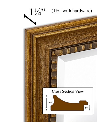 Hamilton Hills New Large Transitional Rectangle Wall Mirror Hamilton Hills New Giant Transitional Rectangle Wall Mirror | Luxurious Designer Accented Body | Stable Beveled Glass | Made in USA | Vainness, Bed room, or Rest room | Hangs Horizontal or Vertical.