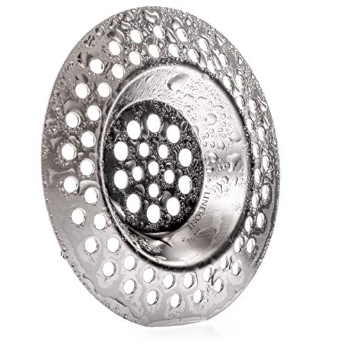 Strains One Transportable Metal Hair Catcher Strains One Transportable Metal Hair Catcher, Customary Strainer Drain Protector from Clog for Toilet, Kitchen, Bathe Three inches