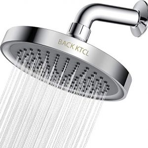 [2020 LATEST] Shower Head - High Pressure Rain - Luxury Modern Chrome Look Showerhead - Easy Tool Free Installation - The Perfect Adjustable Replacement For Your Bathroom Rainhead Shower Heads