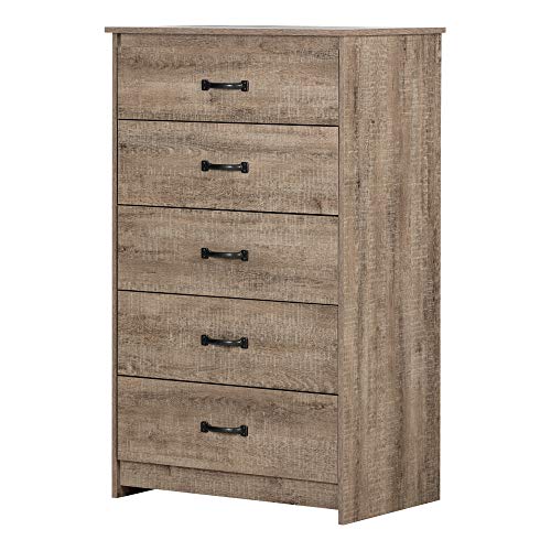 South Shore Tassio 5-Drawer Chest Weathered Oak Launch Date: 2017-11-10T00:00:01Z