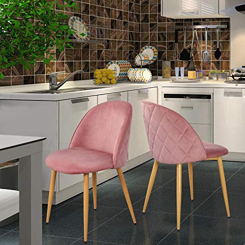 Yaheetech Dining Room Chairs Kitchen/Living Room Chairs Vanity/Makeup Package deal Dimensions: 21.1 x 20.1 x 31.5 inches
