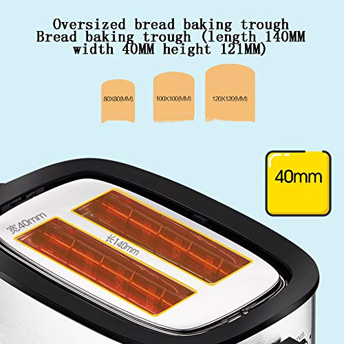 Toaster, 2 Slices Of Toaster, Stainless Steel, Extra Wide 2Slice Long Slot Toaster Toaster, 2 Slices Of Toaster, Stainless Steel, Extra Wide 2Slice Long Slot Toaster, 7 Browning Setting Warming Rack/Variable Width/High-Lift/Defrost/Reheat/Cancel/Automatic Toaster.