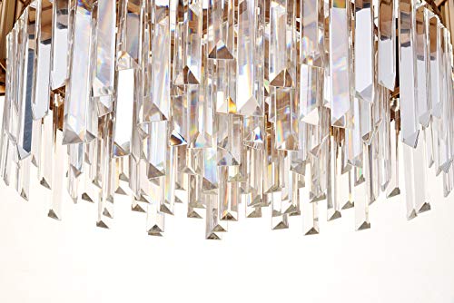 A1A9 Modern Round Crystal Chandelier Lights Luxury Pendant A1A9 Trendy Spherical Crystal Chandelier Lights Luxurious Pendant Ceiling Gentle Modern Raindrop Chandeliers Lighting Fixture for Eating Dwelling Room Kitchen Island Bed room Lobby Hallway (Vintage Gold).