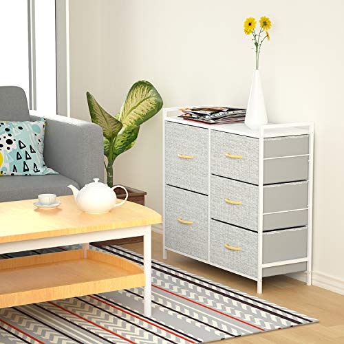 ROMOON Dresser Organizer with 5 Drawers, Fabric Dresser Tower for Bedroom Bundle Dimensions: 32.Eight x 11.Eight x 30.5 inches