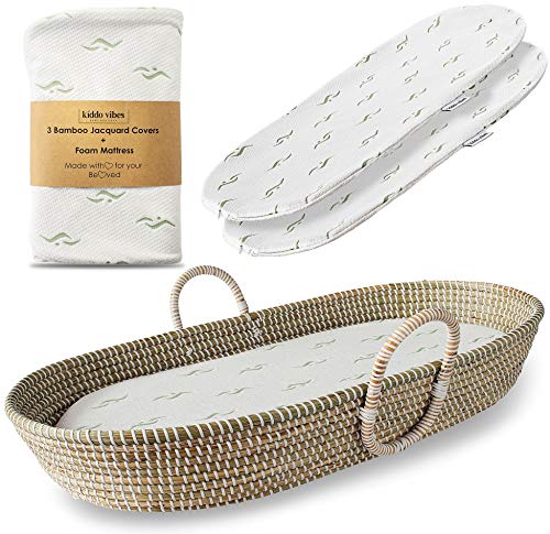 Baby Changing Basket for Nursery Changing Table Set.