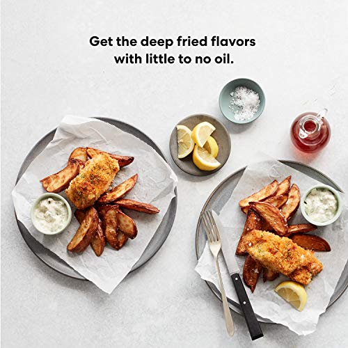 7-in-1 Air Fryer: Achieve Crispy Perfection Without the Guilt, Where Health Meets Flavor Plus 7-in-1 Air Fryer has become my kitchen hero. It delivers the perfect balance of crispy on the outside and tender on the inside without the excess oil and mess. With 7 built-in smart programs, including bake, roast, toast, broil, dehydrate, and rotisserie, this air fryer offers versatility that suits any cooking style. The One-step EvenCrisp TechnologyTM ensures a consistently crispy exterior and juicy interior, whether I'm tumble-frying in the rotating basket or indulging in rotisserie-style roasts. It's a guilt-free way to enjoy deep-fried flavor without compromising on taste or texture.