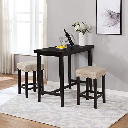 RUUF Counter Height Table, 36" Counter Height Dining Table, Rectangular Kitchen Package deal Dimensions: 43.three x 21.6 x 36.zero inches