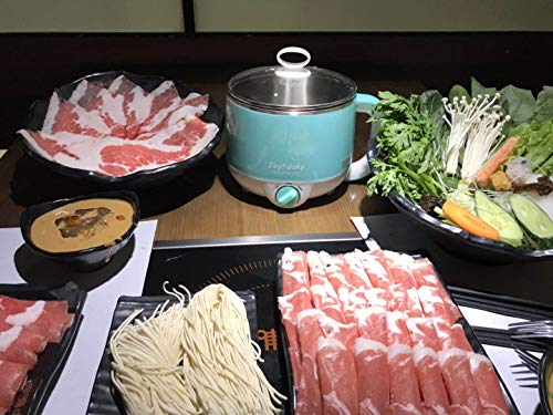 Joyfulsky 1.5L Electric Hot Pot with Food Steamer and American Plug Guarantee: All merchandise bought have a guaranty of 120 days .