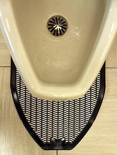 Impact Products Non-Skid Disposable Urinal Floor Mat Affect Merchandise 1525-5 Non-Skid Disposable Urinal Ground Mat, 17-1\/2" Width x 20-3/8" Size, Black (Pack of 6).