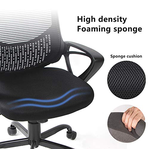 Ergonomic Office Desk Chair Adjustable Mesh Swivel Home Task Chairs Bundle Dimensions: 23.6 x 22.6 x 39.2 inches
