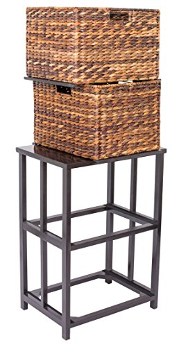 BirdRock Home Abaca 2 Tier File Cubby Cabinet BirdRock Home Abaca 2 Tier File Cubby Cabinet - Vertical Storage Furniture - 2 Drawers - Office Décor - Home Decorative Box Filing - Natural Wood - Delivered Fully Assembled - Hanging Letter and Legal.