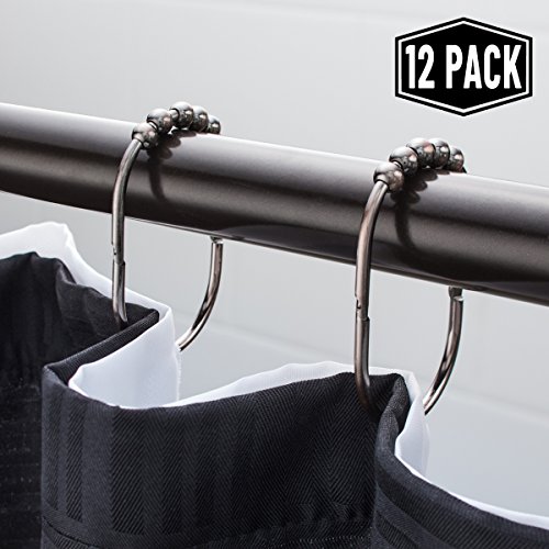 2LB Depot Wide Shower Curtain Rings/Hooks Set Package deal Dimensions: 5.zero x 2.5 x 1.zero inches