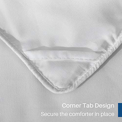 Oubonun All Season Queen Comforter Summer Cool Oubonun All Season Queen Comforter Summer time Cool Smooth Quilted Down Different Cover Insert with Nook Tabs,Luxurious Fluffy Reversible Resort Assortment (White, Queen).