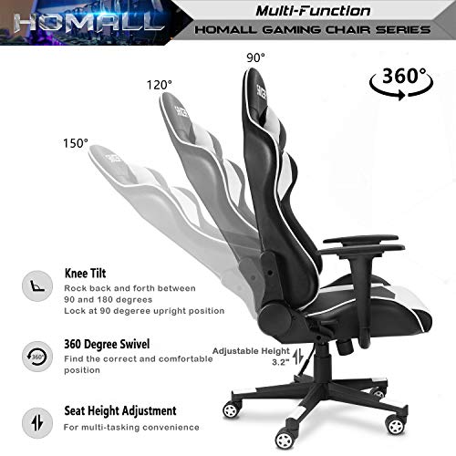 Homall Gaming Chair Office Chair High Back Computer Chair PU Leather Package deal Dimensions: 19.Eight x 20.5 x 47.Eight inches