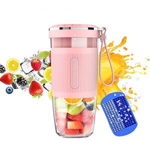 KLOUDI Portable Blender, Cordless Personal Blender Juicer, Mini Mixer, Waterproof Smoothie Blender With USB Rechargeable, BPA Free Tritan 300ml, Home, Office, Sports, Travel, Outdoors