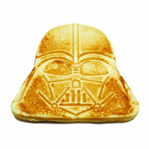 Uncanny Brands Darth Vader Waffle Maker Uncanny Brands Darth Vader Waffle Maker- Sith Lord On Your Waffles- Waffle Iron.