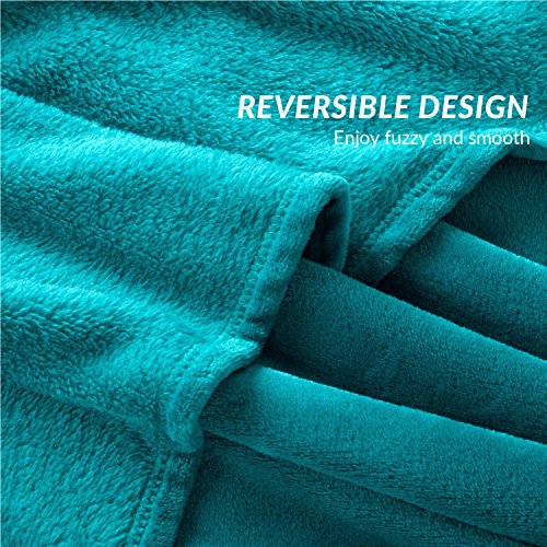 Teal Fleece Blanket Throw: Your Cozy Companion for Every Occasion Bedsure Teal Fleece Blanket Throw - a versatile, must-have addition to your home. This plush and lightweight blanket, measuring 50"x60", brings unparalleled comfort and style to your living spaces. Whether you're curling up on the couch to binge-watch your favorite series with a warm mug of hot chocolate or looking for the perfect nap companion at work, this cozy blanket has got you covered. Its importance extends beyond indoor coziness, making it an essential partner for outdoor adventures like camping or picnicking, ensuring comfort even in humid weather. 📺 Perfect TV Time 📺 - Make your TV time unforgettable with this Teal Fleece Blanket. It's your ideal couch companion on chilly nights.