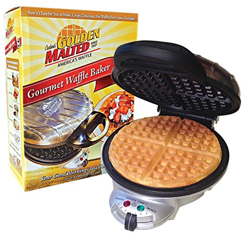 Carbon's Golden Malted Gourmet Waffle Baker