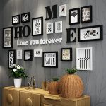Anyi Picture Frames,17 Pcs Multi Pack Photo Frame Set Wall Gallery Kit, Five 11.6X15.5Cm, Four 15.7X20.8Cm, Three 23X28cm, Two 18X18cm, One 27.6X37.6Cm, Two 18X33.2Cm