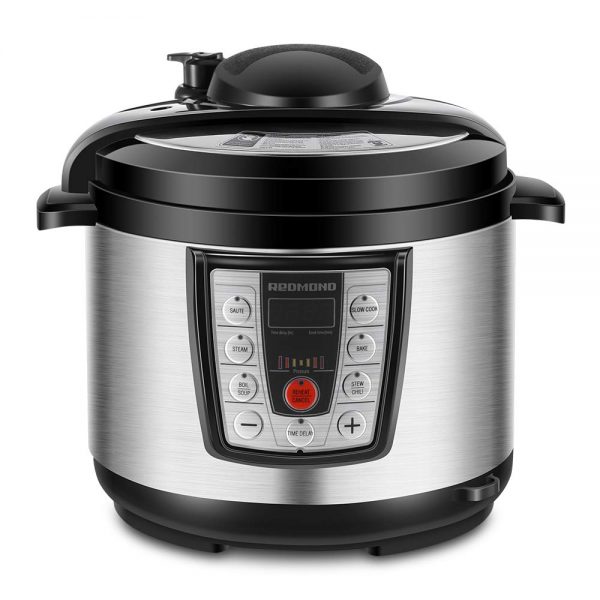 REDMOND Electric Pressure Cooker, 5 Quart Multicooker, 6-in-1 Multi-functional Programmable for Slow Cooker, Rice Cooker, Saute,Steamer, Warmer, Stainless Steel Inner Pot, PM4506A