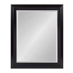 Kate and Laurel Whitley Black Framed Wall Mirror
