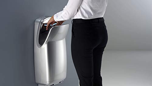 World Dryer VMax Vertical Hand Dryer, 110-120V World Dryer V-649A VMax Vertical Hand Dryer, 110-120V, Excessive-Impression ABS Cowl in Silver.