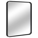EPRICA Wall Mirror for Bathroom, Rectangle Mirror with 1” Black Metal Frame for Bathroom, Entryway, Living Room & More, Hangs Horizontal Or Vertical (32 x 24”)