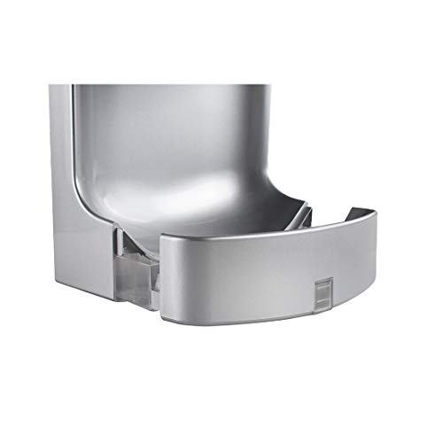 AIKE Silver Automatic Jet Hand Dryer with Drain Tank AIKE AK2630T Silver Automated Jet Hand Dryer with Drain Tank 1400W, ABS Cowl.